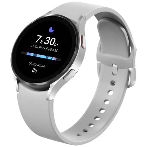 Cinturino Per Galaxy Watch 130mm M / L 20mm Edizione Sport In Silicone, Grigio - Foto 10