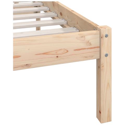 Giroletto In Legno Massello Di Pino 90x200 Cm - Foto 8