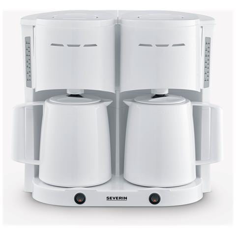 Caffettiera A Filtro Duo Con 2 Caraffe Thermos Ka 9314 Colore bianco - Foto 1