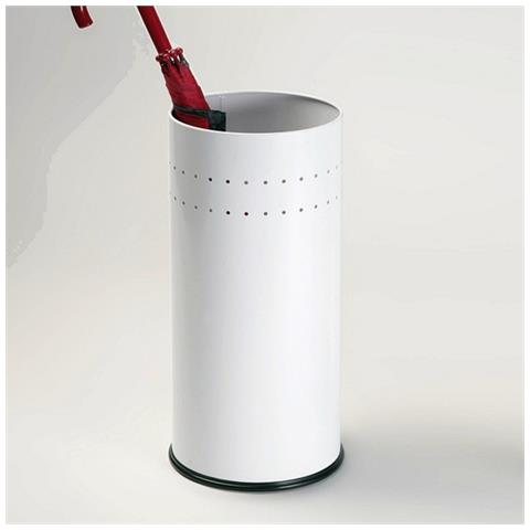 Portaombrelli Metallo (23 X 50 X 23 Cm) Bianco - Foto 2