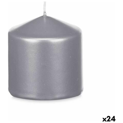 Candela Argentato 7 X 7,5 X 7 Cm (24 Unità) - Foto 1