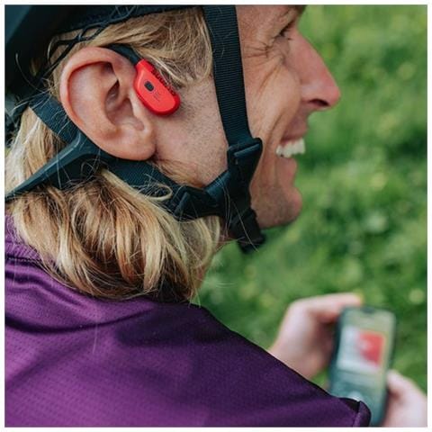 WING Auricolare Wireless A clip Sport Bluetooth Nero, Rosso - Foto 2