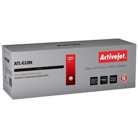 TONER COMPATIBILE -  Activejet Atl-610n Nero Lexmark - Foto 1