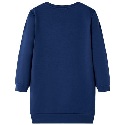 Abito In Felpa Da Bambina Blu Marino 128 - Foto 2