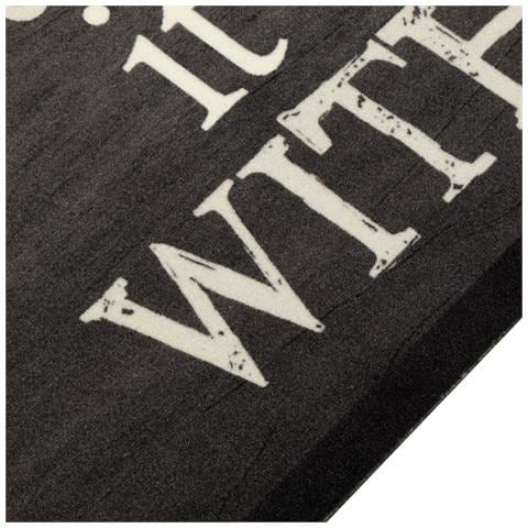 Tappeto Da Cucina Lavabile Nero Tazza 60x300 Cm In Velluto - Foto 3