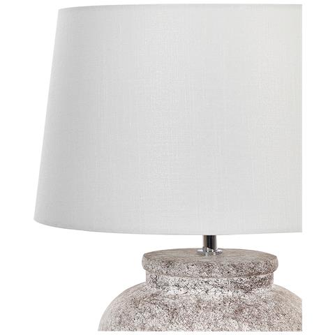 Lampada Da Tavolo Mareb Ceramica Beige - Foto 2