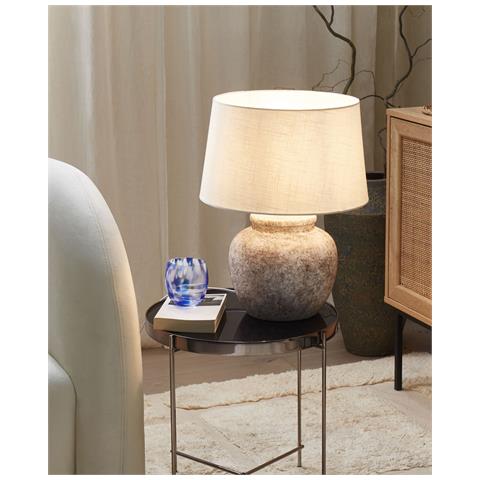 Lampada Da Tavolo Mareb Ceramica Beige - Foto 8