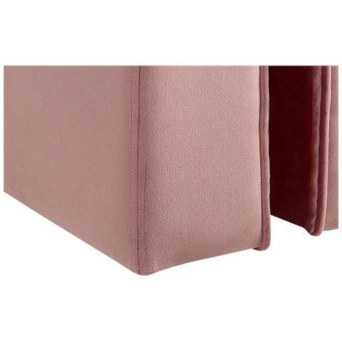Pouf Modoc Velluto Rosa - Foto 2