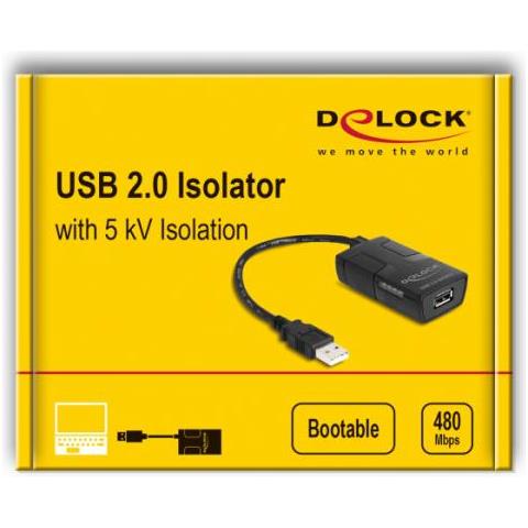 64225 Convertitore /ripetitore /isolatore Seriale Usb 2.0 Nero - Foto 2