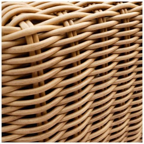 Salotto Da Esterno Giardino 5 Posti Con Struttura In Alluminio Rivestito In Wicker Intrecciato Con Cuscini Richard - Foto 5