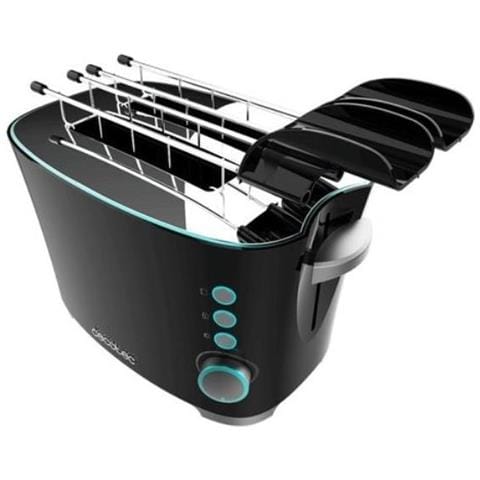Tostapane Toast&Taste Double B CCT2184 con 7 Livelli a 7 Livelli Raccogli-Briciole Potenza 650 W Colore Nero - Foto 1