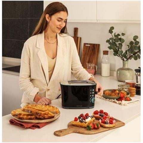 Tostapane Toast&Taste Double B CCT2184 con 7 Livelli a 7 Livelli Raccogli-Briciole Potenza 650 W Colore Nero - Foto 8