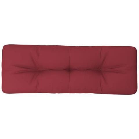 Cuscino Per Pallet Rosso Vino 120x40x12 Cm In Tessuto - Foto 2