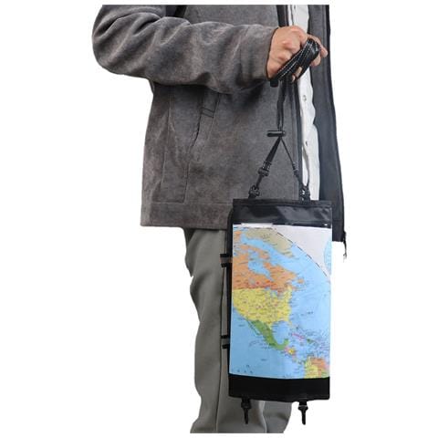 Custodia Impermeabile Per Mappe Per Escursionismo, Attività All'aperto E Campeggio - Foto 2