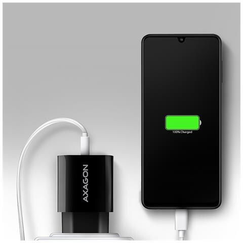 ACU-QC18 kroviklis jungiama tinkl QC 18W, 1x port USB-A, QC3.0/AFC /FCP /SMART Juoda Telefono cellulare, Power bank, Smartphone, Orologio intelligente, Tablet, Universale Nero AC Ricarica rapida Interno - Foto 2