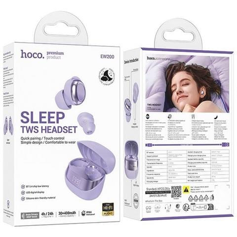 Auricolare Hi-fi Bluetooth 5.4 Tws Ew200 In-ear Purple Per Smartphone E Tablet - Foto 3