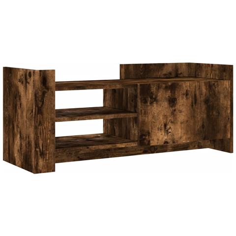 Mobile Tv Rovere Fumo 100x35x40 Cm In Legno Multistrato - Foto 2