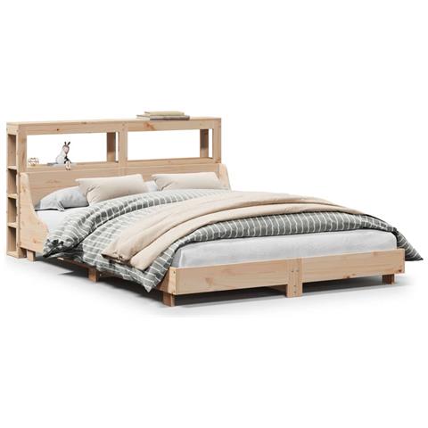 Letto Senza Materasso 120x190 Cm In Legno Massello Di Pino - Foto 2