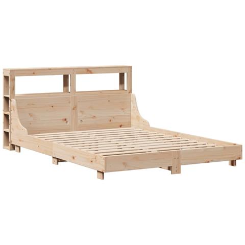 Letto Senza Materasso 120x190 Cm In Legno Massello Di Pino - Foto 3