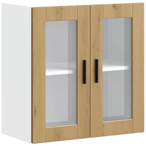 Pensile Da Cucina Con Porta In Vetro Porto Rovere Artigianale - Foto 2