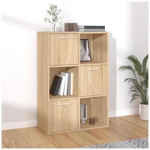 Armadietto Rovere Sonoma 60x29,5x90 Cm In Legno Multistrato - Foto 8