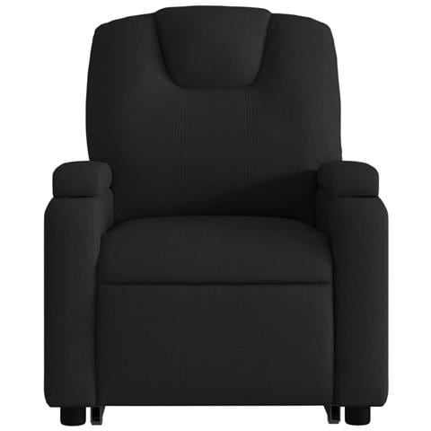 Poltrona Alzapersona Reclinabile Elettrica Nera in Tessuto - Foto 9