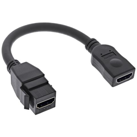 cavo adattatore HDMI Keystone 4K / 60Hz, HDMI A F /F, nero, 0,2m - Foto 1