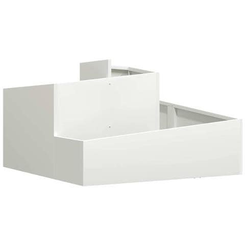 Vaso da giardino Bianco 80 x 80 x 50 cm - Foto 1