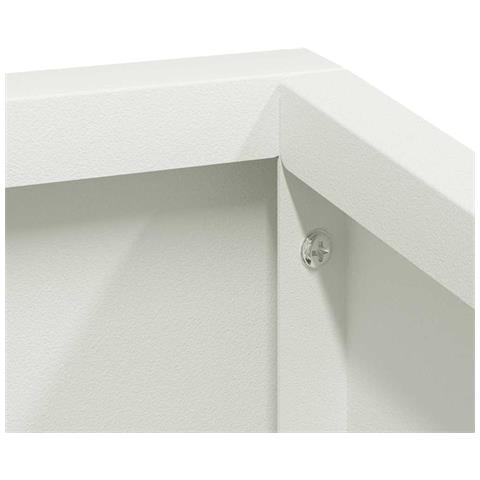 Vaso da giardino Bianco 80 x 80 x 50 cm - Foto 9