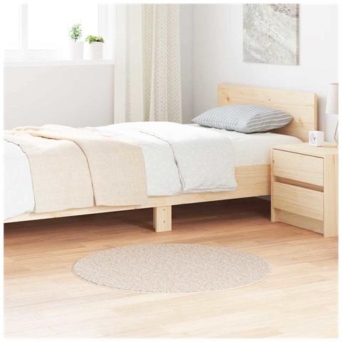 Tappeto Crema 90 x 90 cm Polipropilene - Foto 2