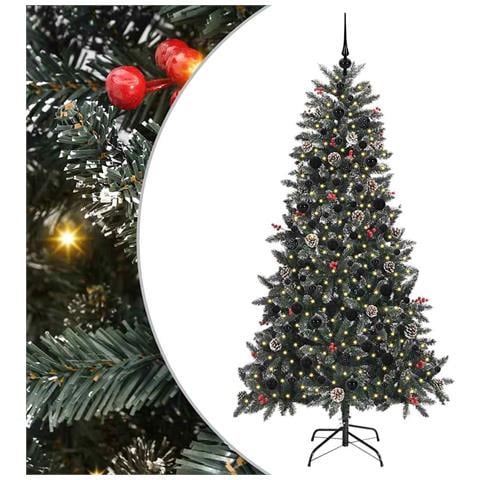 Albero di Natale artificiale con 300 LED Verde 210 cm - Foto 1