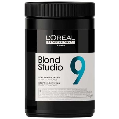 L'oreal Professionnel, Blond Studio 9, Schiarire, Polvere Ossidante Per Capelli, 500 G - Foto 1