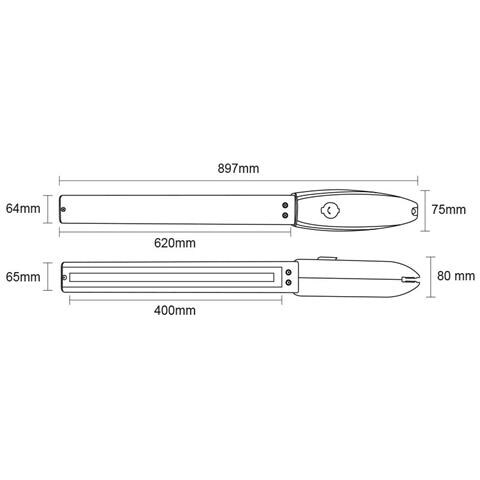 Cancello A Battente Motorizzato Folya Da 3 M, Alto 160 Cm + Motore Hiker B200 - Foto 7