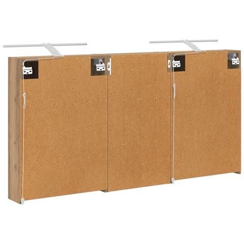 Set di Armadi da Bagno con lo scaffale 3 pcs 140 x 14,5 x 70 cm - Foto 9