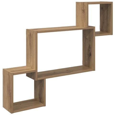 Scaffale da parete A parete Marrone 91,5 x 15 x 76 cm - Foto 1