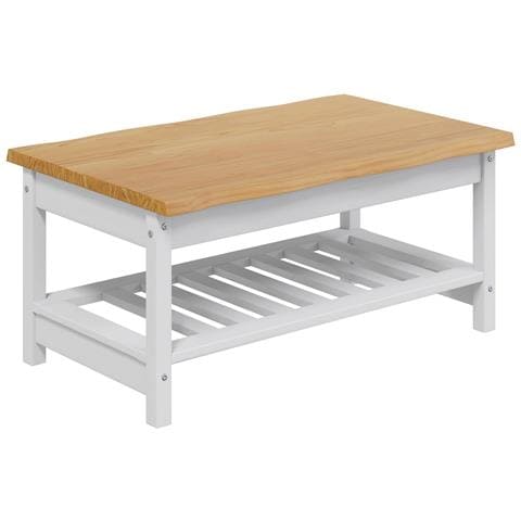 Tavolino da salotto EKAI Bianco 100 x 60 x 45,5 cm - Foto 1