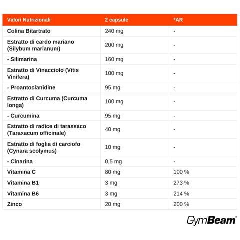 Integratore Alimentare Liver Support Con Vitamine E Zinco 90 Capsule - Foto 2
