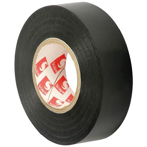 4 Pz Nastro Isolante - Mm 50 X 25 Mt - Pvc Adesivo Nero Elettricisti E Innesti - Foto 2