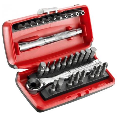 606 1/4 Sk Assortimento Inserti Con Cricchetto Reversibile (31pz)  - Foto 1