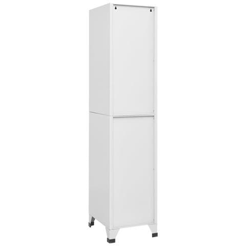 Armadietto A 4 Comparti Con Serrature 38x45x180 Cm - Foto 2