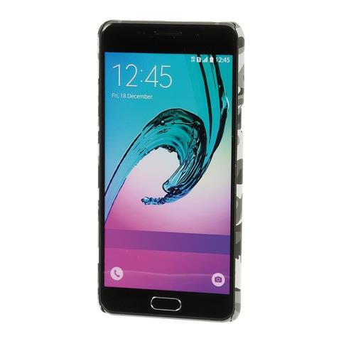 Stylish, Cover Gommata Sottile - Samsung Galaxy A3 2016 - Grey Camo - Foto 1