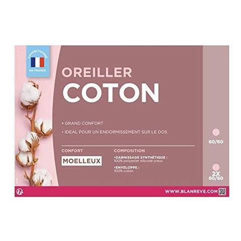 Cuscino In Cotone - 60 X 60 Cm - Bianco - Foto 2