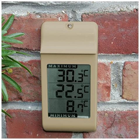 Termometro Mini / maxi Speciale Con Numeri Grandi, Impermeabile Ipx4, Memoria Delle Temperature Minime E Massime - Foto 2