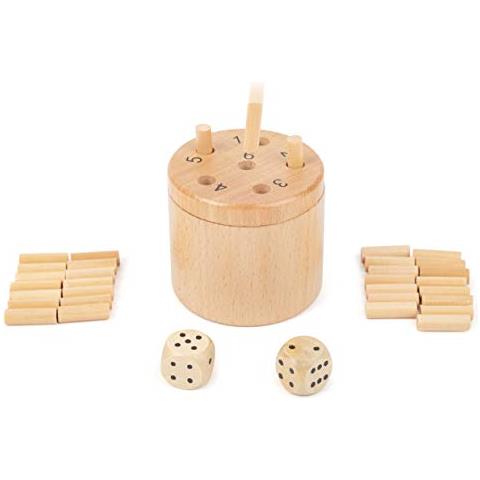 Piccolo Piede-11365 Dadi Fuori Logica 2-6 Per Giocatorigioco Di Società Per Tutta La Famiglia39 Pz. Giocattolimulticolore11365 - Foto 1