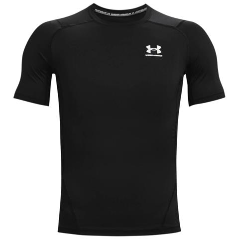 Heatgear Armour Short Sleeve, Uomo, Nero, T-shirt A Compressione, Numero: M Eu - Foto 1