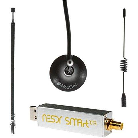 Nesdr Smart Xtr Bundle - Premium Rtl-sdr W Estesa Gamma Di Sintonia Recinzione Di Alluminio 0.5ppm Tcxo Sma Di Ingresso E 3 Antenne. Rtl2832u E4000-based Software Defined Radio - Foto 1