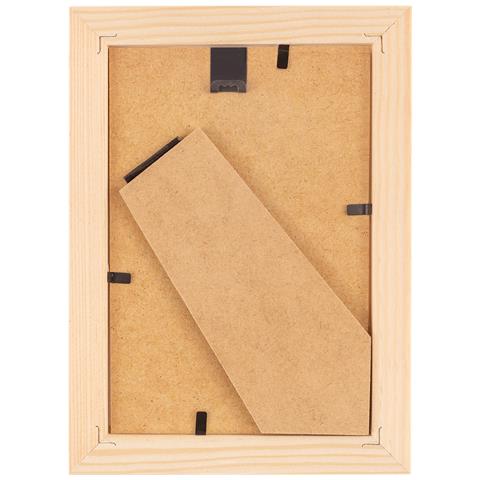 2 X Cornice Per Foto 10 X 15 Cm | 2 Cornici Di Legno Rustiche | Supporto E Ganci Per Appenderle Orizzontalmente O Verticalmente | Facile Da Installare | Glass - Foto 2