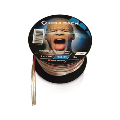 Silverline Speacker Cable cavo audio 20 m Trasparente - Foto 1