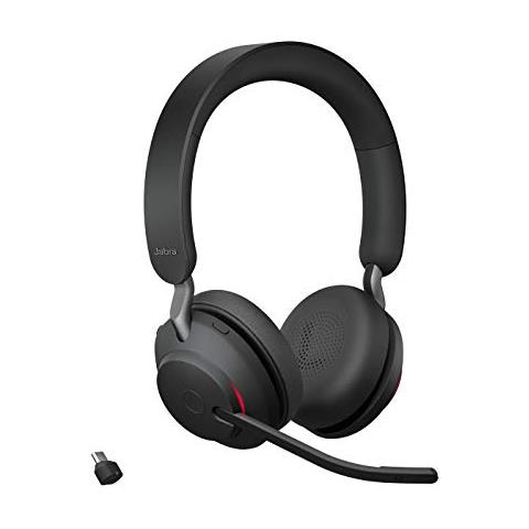 Cuffie Wireless Cuffie On Ear Certificate UC con Funzione Noise Cancelling Adattatore Bluetooth USB-C Nero - Foto 1