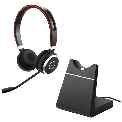 JABRA - Evolve2 65 Cuffie Wireless Cuffie On Ear Certificate UC, con  Funzione Noise Cancelling, Batteria a Lunga Durata, Adattatore Bluetooth  USB-C, Nero - ePRICE